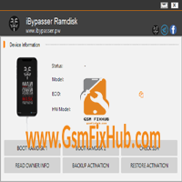 i Bypasser Ramdisk v1.0 www.gsmfixhub.com