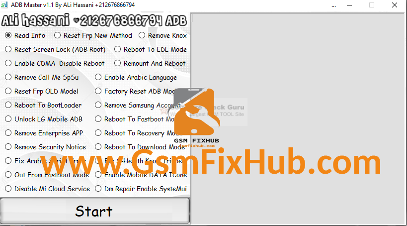 ADB Master Tool www.gsmfixhub.com