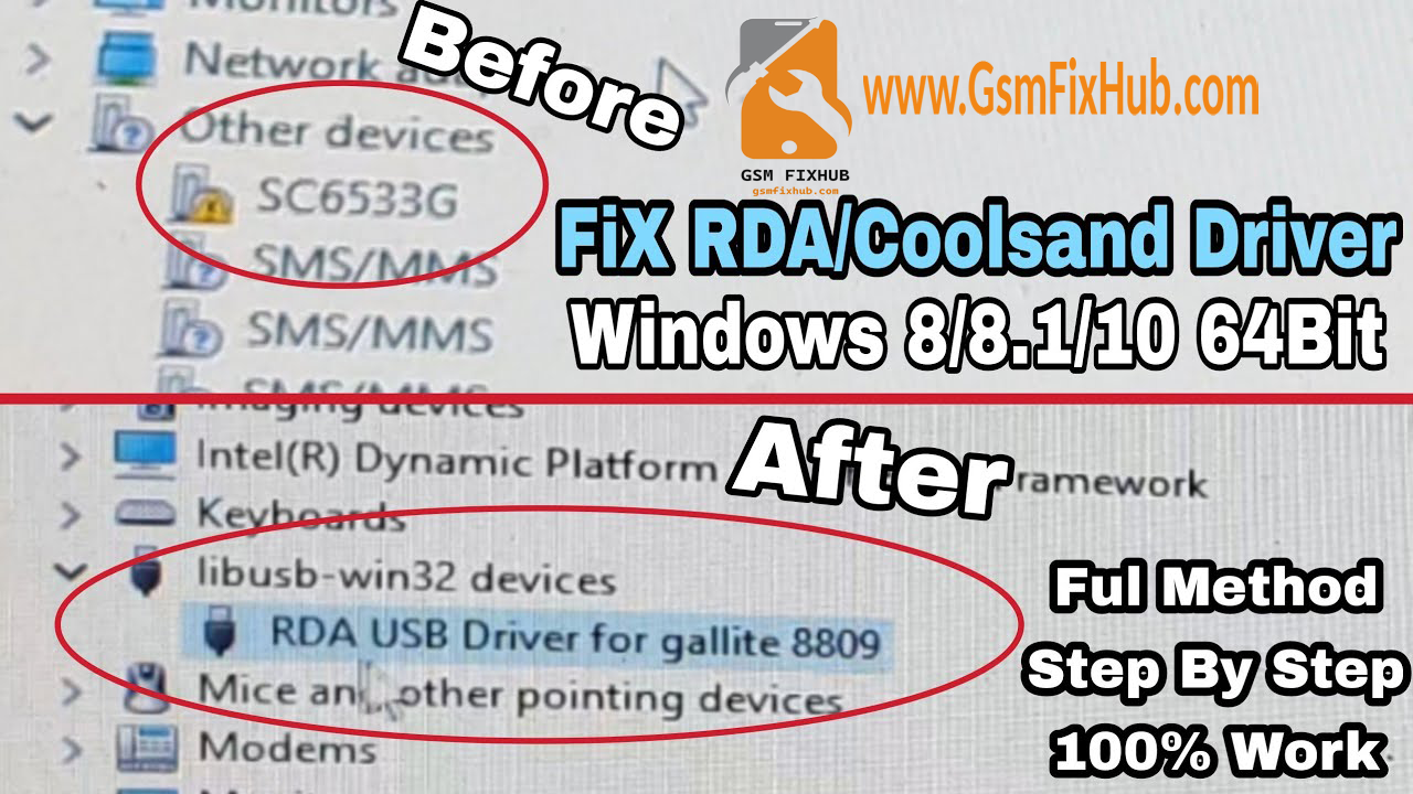 Coolsand RDA USB Driver 