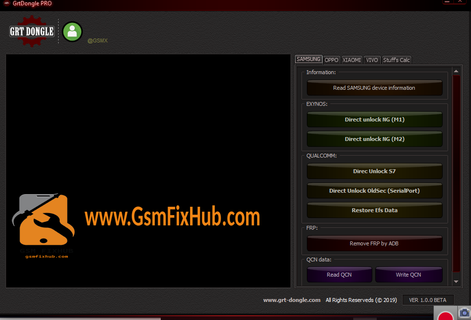 GRT Dongle PRO Tool 1.1.2 New setup Download Free www.gsmfixhub