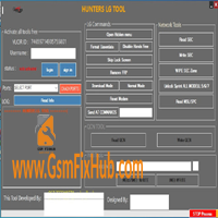 Hunter LG Tool V1.0 2022 Download Free www.gsmfixhub.com