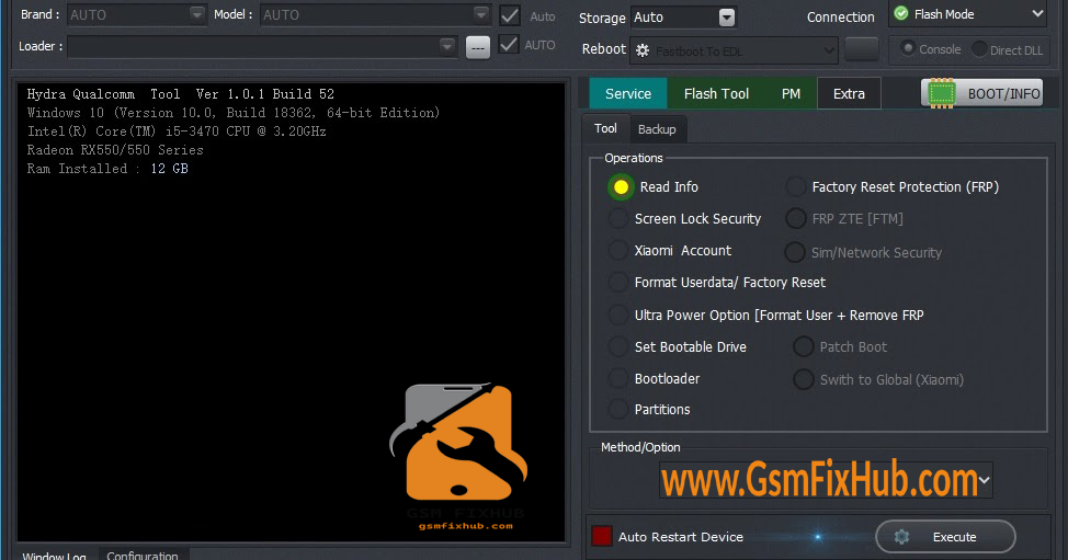 Hydra Dongle Tool V1.06 Crack Download Free (www.GsmFixHub.Com)