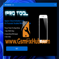 IPRO Ramdisk Tool for Bypass IOS15 Free Download www.gsmfixhub