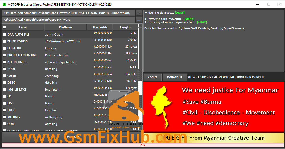MCT Ofp File extractor new version free www.GSMFIXHUB.COM