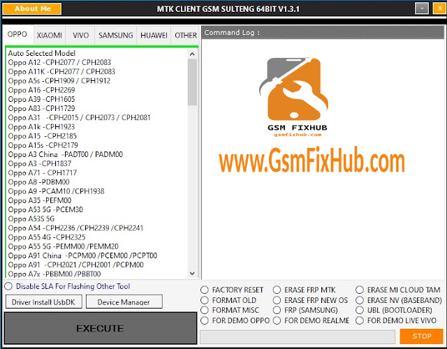 Download MTK GSM Sulteng V1.3.1 free 2022 www.GSMFIXGHUB.COM