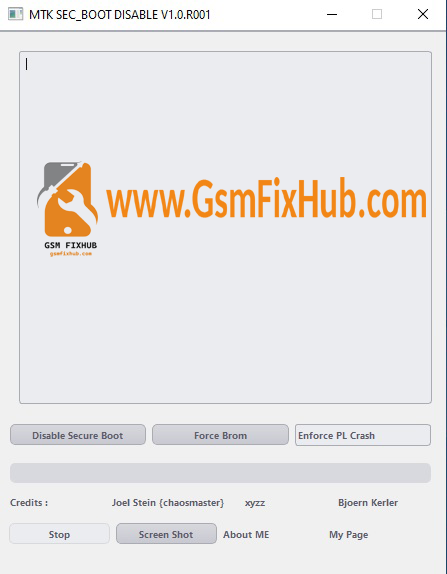 MTK Secure Boot Disable V1.0.0 Download Free WWW.GSMFIXHUB.COM