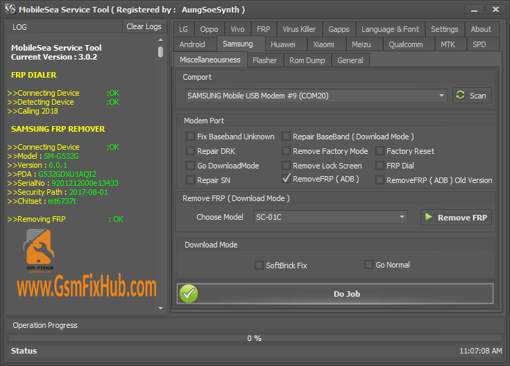 Mobilesea Service Tool V5.6 new Setup Download Free www.gsmfixhub