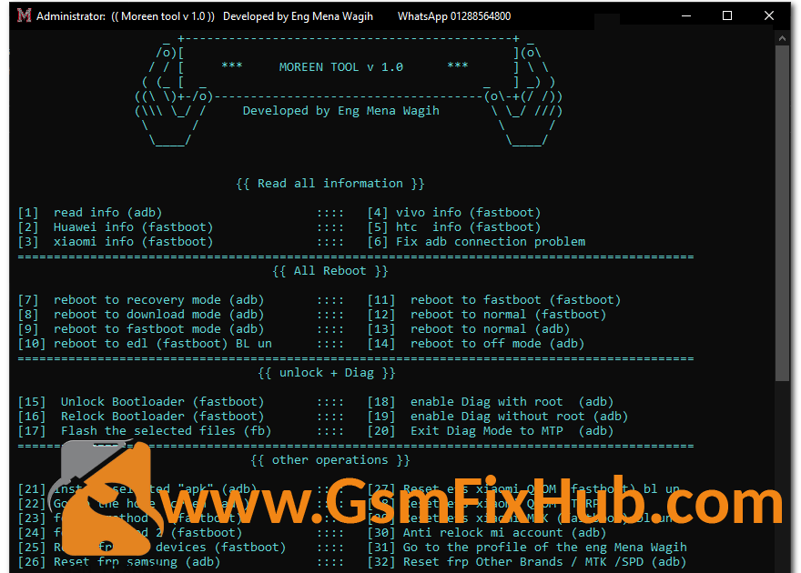 Moreen Tool v1.0 www.gsmfixhubcom