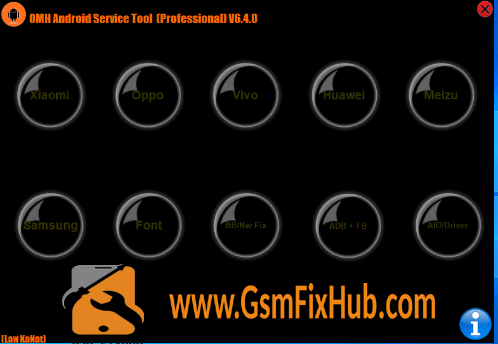 OMH Android Service Tool v6.4.0 Free Download www.gsmfixhubcom