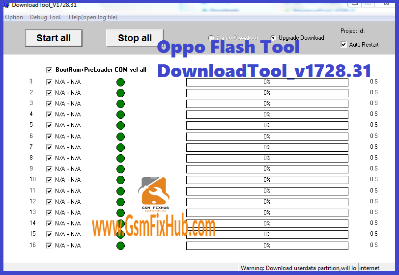 OPPO Flash Tool New Version Download Free www.GsmFixHub