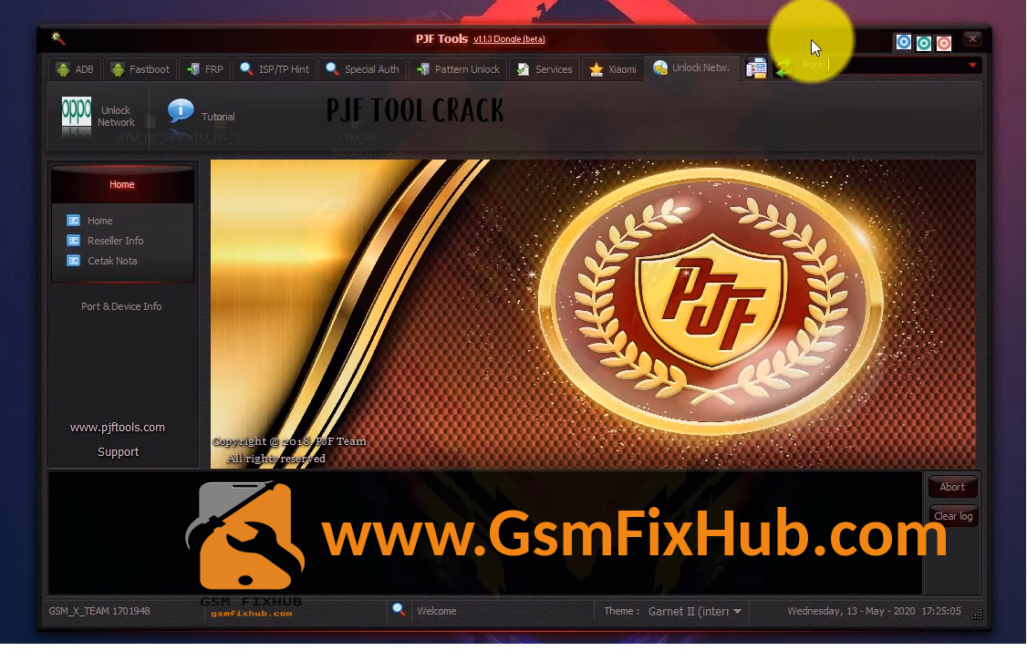 PJF FRP Tools remove Android FRP lock Free www.gsmfixhub