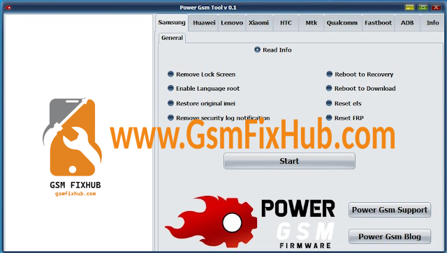 Power GSM FRP Tool v0.1 Free Download www.gsmfixhub