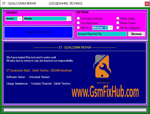 ST-Qualcomm Repair 2022 Download Free www.GSMFIXHUB