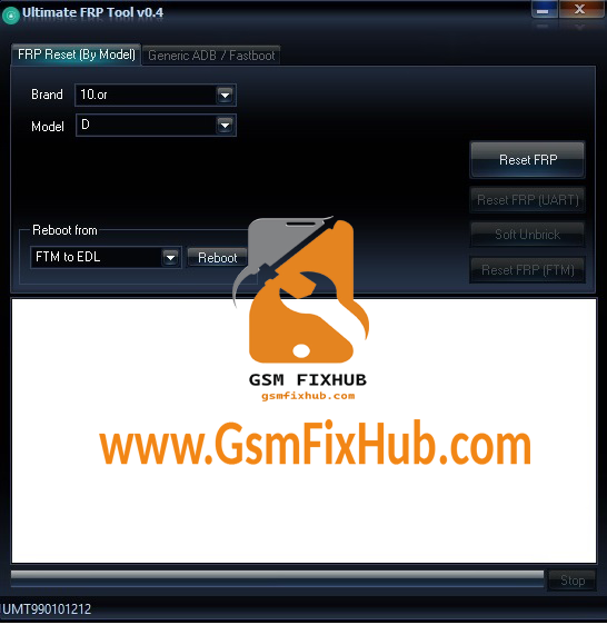 UMT FRP Tool Latest Setup v0.5.1 Download Free www.gsmfixhubcom
