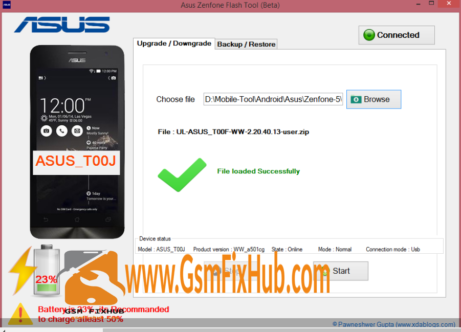 Asus Zenfone Flash Tool