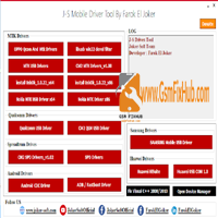 JS Mobile Drivers Tool www.gsmfixhub.com