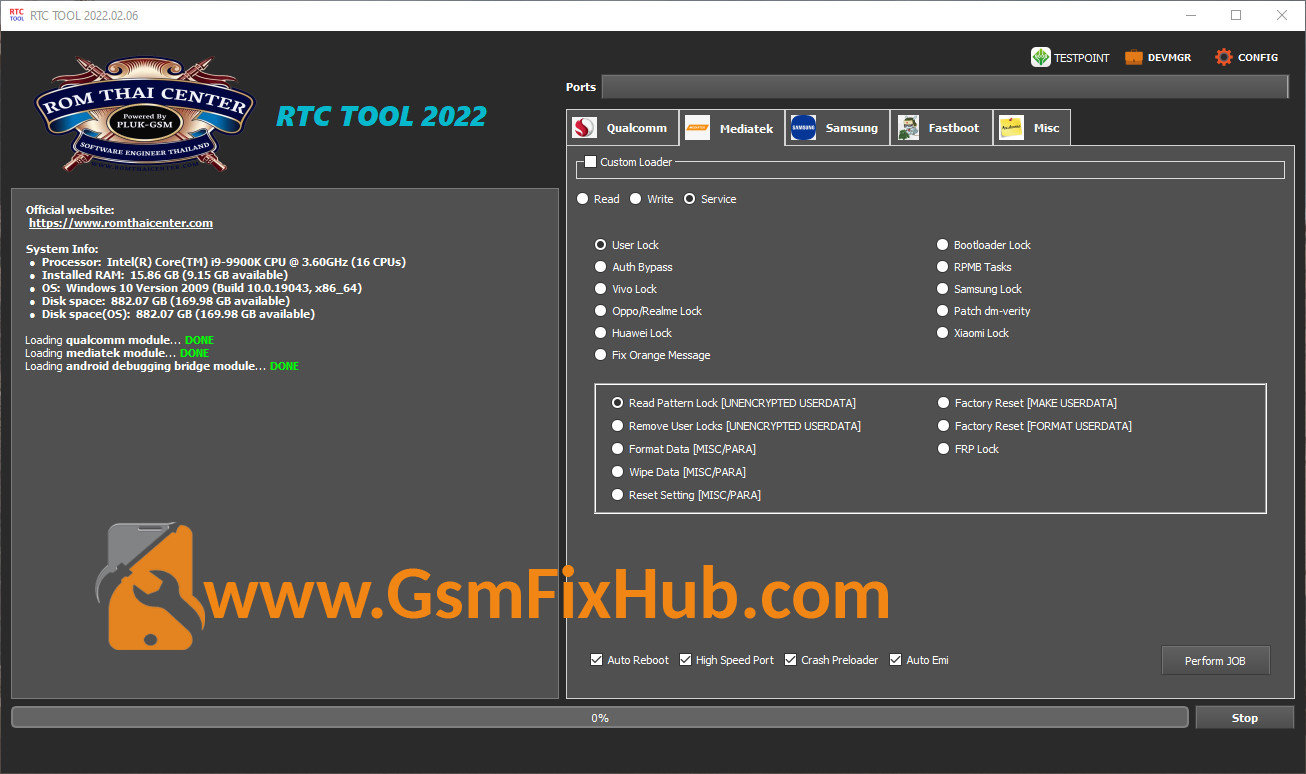 RTC Tool Crack www.gsmfixhub.com