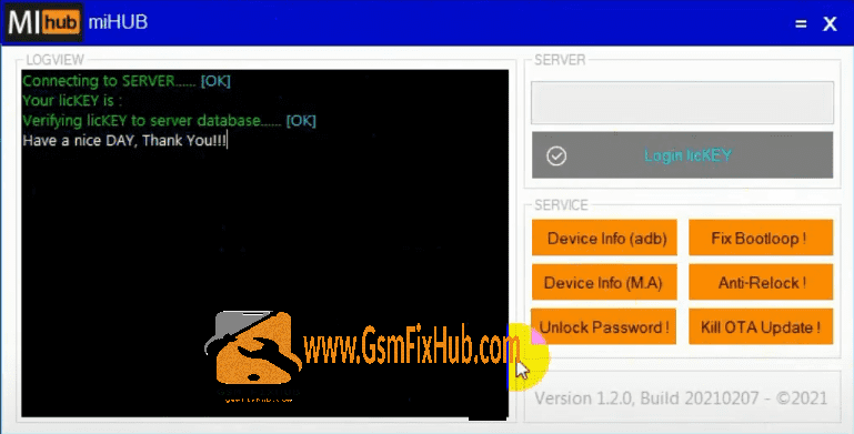 miHUB v2.0.0 Tool
