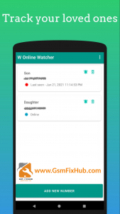 . Family Track – Online & Last Seen Watcher offers the following features